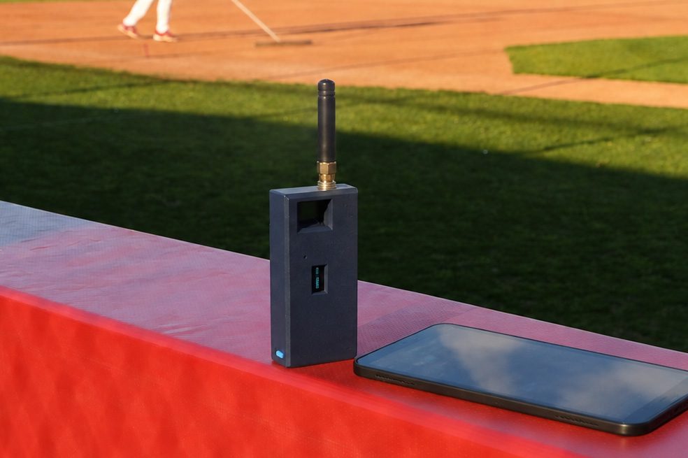 PerfectCall Hub on a rail
